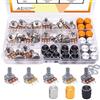 Taiss 60 pezzi potenziometro kit B5K 10K 20K 50K 100K Ohm Potenziometro rotativo