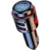 Eurowagens Auto Adattatore Bluetooth Fm Transmitterdual Veloce di Ricarica Accendino Radio