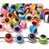 Perlin Nazar Boncuk Boncugu - Set di perline rotonde da 8 mm, occhio di boese, c