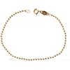 Bracciale uomo donna unisex con sfere piccole in oro giallo 18 kt 750