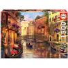Educa - Genuine Puzzlesd. Tramonto a Venezia. Puzzle per adulti. 1500 Pezzi. Mis