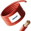 EBROM 3 metri cavo batteria rosso H07V-K 16 mm2 - Cavo batteria per auto - 100% rame O