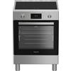 Hotpoint Ariston H6I8LMSAX cucina libera installazione inox, 60x60cm, piano indu