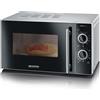 Severin Forno a microonde 2 in 1 con Grill 700 W, Forno con 9 programmi Automati