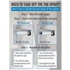 Eurowagens 2Pack Universale Vasca Bocca Deviatore Kit Riparazione a Perfetta Tenuta Vasca