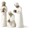 Willow Tree Figurine I Re Magi, Resina, Design di Susan Lordi