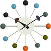 George Nelson Ball Clock Orologio da Parete Colorato GN397C Riproduzione GIAP...