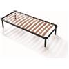 EVERGREENWEB MATERASSI & BEDS EVERGREENWEB Rete Singola fuori misura 90x210 a Doghe in Legno Ortopedica con 4