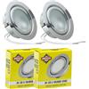 JungesLicht - Lampada alogena da incasso per mobili, 12 V, G4, 20 W, foro (V1a)