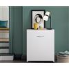 DOLCI SOGNI Mobile Letto A Scomparsa Singolo Bianco 80x190, 100% Made in Italy,