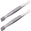Eurowagens 10.5cm/4.1in Lunghezza Timbro Pinzette Acciaio Inox Hobby Strumento