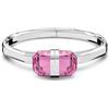 Swarovski 5629227 Bracciale rigido Lucent Chiusura magnetica Rosa Acciaio inoss.