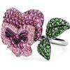 Swarovski 5682817 Anello cocktail Alice in Wonderland Fiore Taglia 50/55