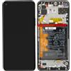 HUAWEI DISPLAY LCD ORIGINALE HUAWEI SERVICE PACK P40 LITE 5G NERO +FRAME E BATTERIA