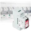 NodOn - Alloggiamento guida DIN Standard per moduli NodOn Zigbee ed EnOcean, confezione 5 unità, accessorio, lavagna elettrica, compatibile moduli SIN-(x)-1-20, SIN-(x)-2-20, SIN-(x)-RS-20, SIN-(x