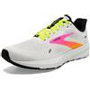 BROOKS 1103861D148 Launch 9 Uomo, White/Pink/Nightlife EU 46.5