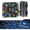 Eurowagens Educativo LED Spin Ruota Kit Avvincente Fai da Te Progetto per Electronics Fan