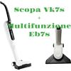 Vorwerk Folletto FOLLETTO NUOVO VK7s SENZA FILO COMPLETO DI MULTIFUNZIONE EB7s + HD7