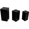 3x Cube Plinth Pillars Cake Stands Ferro per la cerimonia di laurea del