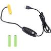 Eurowagens 1 Set Di Cavi Adattatori USB5V2A Per Batterie Fittizie Da 3/4.5/1.5V
