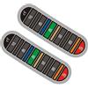 Eurowagens Bottiglia Acqua Termometri Strisce Colore Temperatura Display Sticker per Latte