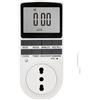Presa Timer Elettronico Digitale,10Set Di Timer Plug-In Programmabili,16A 3680W