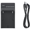 Eurowagens USB C Batteria Ricarica Adattatore per F550 F570 F750 F770 F960 F990 FM50 FM55H