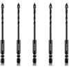 Meccion Punte per Gres Porcellanato, Meccion 5mm 5Pezzi Punta Trapano Vetro Professional