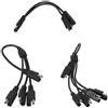 Eurowagens Adattatori Cavo Y SAE 18AWG Adattatori SAE 1 A 2/3/4 Divisori Y SAE