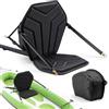 VEVOR Sedile per Kayak Imbottito Sedile con Schienale per Kayak Gonfiabile 460 x 460 x 345 mm Sedia con Schienale per Canoa Barca Paddleboard con Borsa Portaoggetti Cinghie Regolabili per SUP