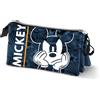 Disney Topolino Blue-Astuccio Triplo HS, Blu Scuro, 23 x 11 cm
