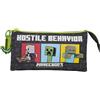 CYPBRANDS Estuche, Astuccio Unisex-Bambini e Ragazzi, Nero, M