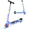 TS TST GRP LLC TST - Monopattino elettrico per bambini dai 6 ai 10 anni, con luci LED, monopattino per bambini con 3 livelli di regolazione, scooter elettrico per bambini con ruote da 5,3 e velocità massima 10 km/h