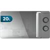 Cecotec Forno a Microonde 20L Proclean 3060 Flatbed Mirror. 700W, Design Compatt