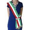 Furlanis T2099_2V25_32 Fascia Sindaco Tricolore a Nodo Scorrevole, Bandiera Ital