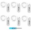 BXROIU 20 LED Stringa Luci a Batteria CR2032 (includere), Ghirlanda in Filo d'Ar