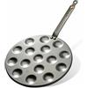 De Buyer DB5612-16 B Element Padella, 12 Frittelle, 27 cm, Ferro