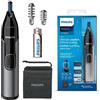 Philips Nose Trimmer Serie 3000 Rifinitore per Peli di Naso, Orecchie e Sopracci