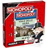 Winning Moves - via delle Mura, Bergamo, Puzzle Monopoly 1000 pezzi - Ed. italia