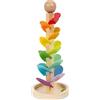 small foot Pista biglie sonora Arcobaleno, gioco motricità, in legno, incl. 4 bi