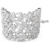 Swarovski 5676532 Braccialetto Mesmera Taglio misto Bianco Placcato Rodio