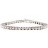 Fichera Preziosi Bracciale Tennis Uomo in Oro Bianco 18 kt E Diamanti Naturali da 5,51 ct F Co...