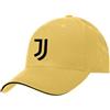 3R Sport Srl Cappello Juventus Ufficiale Giallo Logo JJ Nero - Baseball Regolabile - 2024011