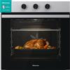 Hisense BI61111AX Forno Multifunzione Termoventilato, Cavità XXL 77L, 12 Funzion