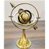 Globo mondiale sfera marina da tavolo armillare ottone massiccio nautico mond...