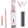 Kit Pulizia Tastiera PC 7 in 1 con Spazzole Penna Auricolari Keycap Tool
