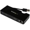 StarTech.Com Docking Station Mini per Laptop Universale USB 3.0 a Doppia Uscita