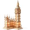 RoWood Puzzle 3D Modello di Big Ben in Legno - Modellismo da Costruire Adulti -