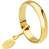 Unoaerre Fede Nuziale Unoaerre 3 Grammi Classica Oro Giallo 18 kt