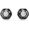 Swarovski 5677941 Orecchini a lobo Numina Taglio tondo Bianchi Placcato Rutenio